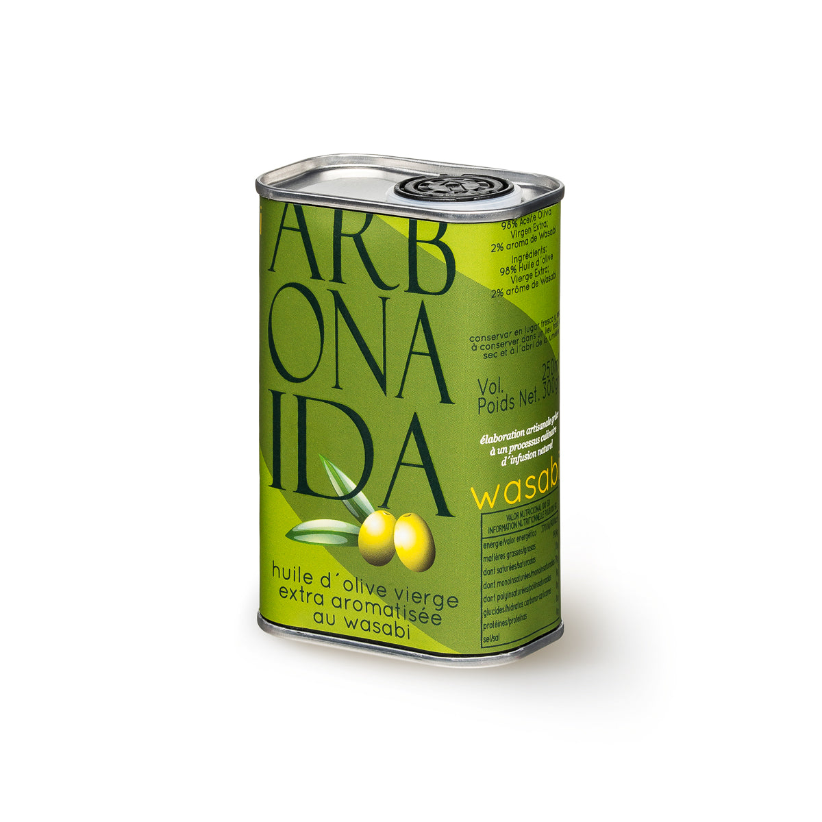 EVOO Tin with Wasabi